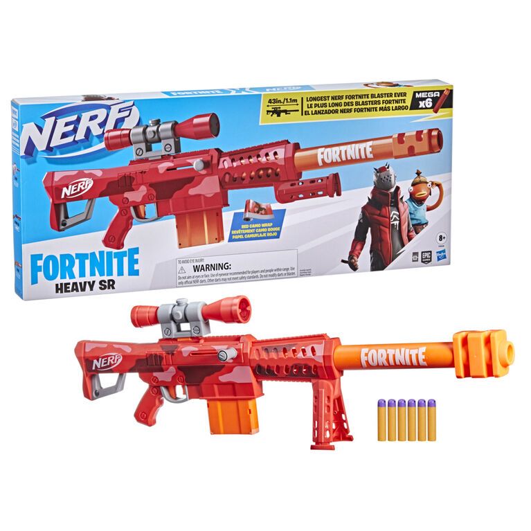 NERF Fortnite BASR-R Bolt Action Blaster - Includes 3