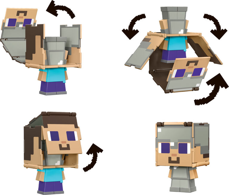 Minecraft Flippin' Figs Collection de figurines Échelle de 9,53 cm