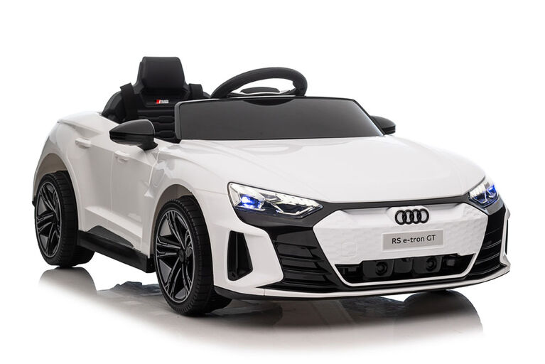 Voltz Toys - 6V Licensed Audi e-tron GT Ride-On, White