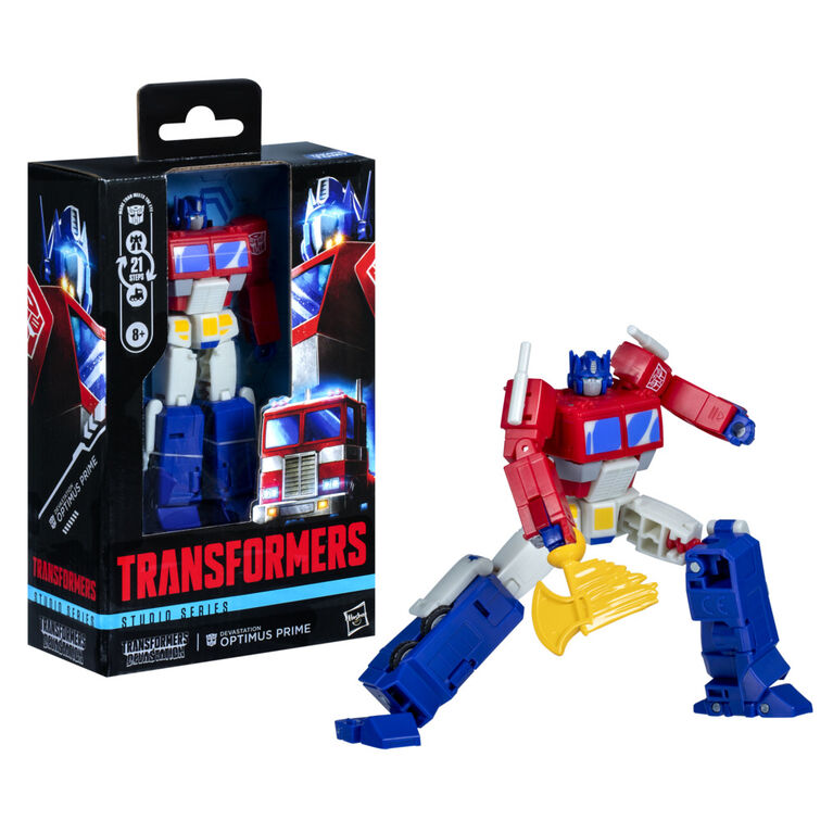 Transformers Studio Series Deluxe Class Transformers: Devastation Optimus Prime Action Figure