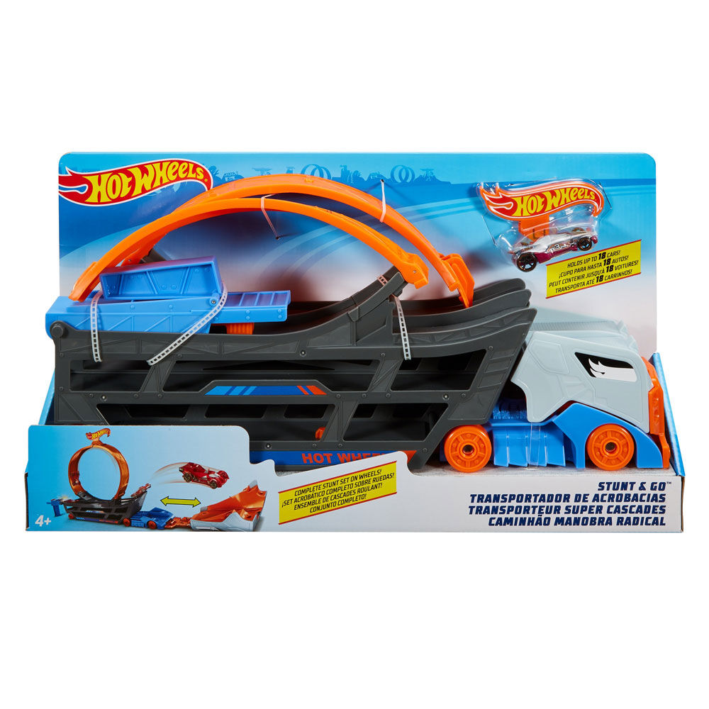 hot wheels loop and jump track set