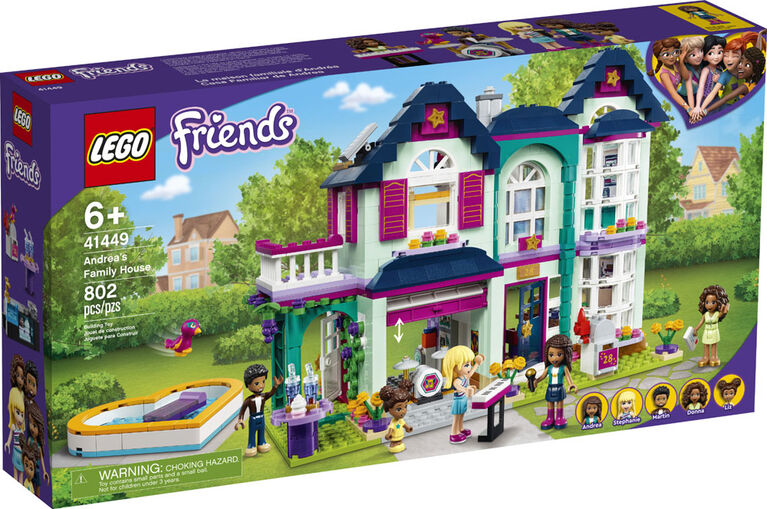 LEGO Friends La maison familiale d'Andréa 41449 (802 pièces)