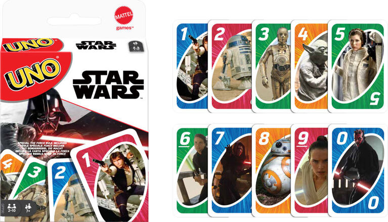 UNO Star Wars Matching Card Game Featuring 112 Cards