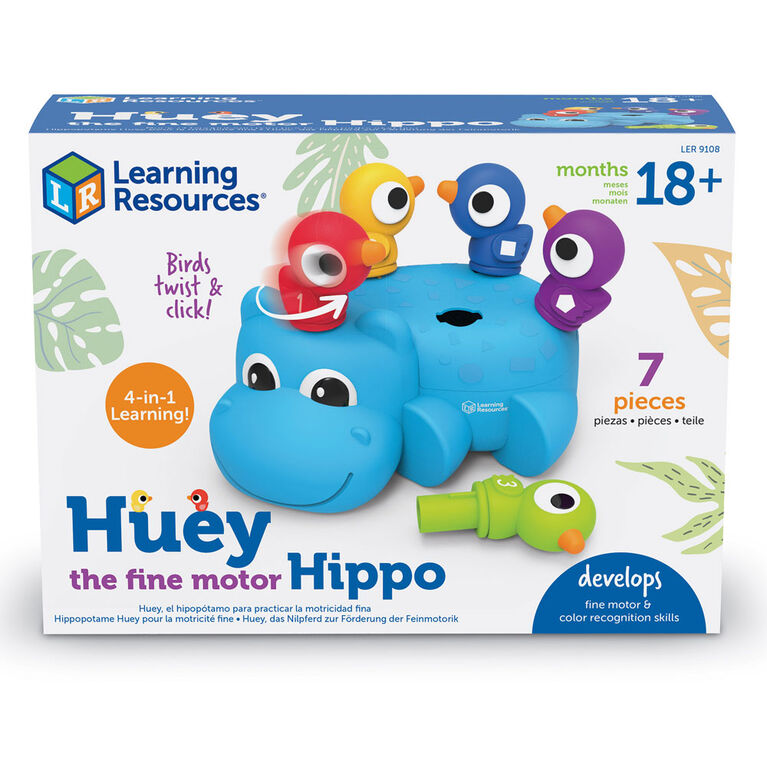 Huey The Fine Motor Hippo - Édition anglaise