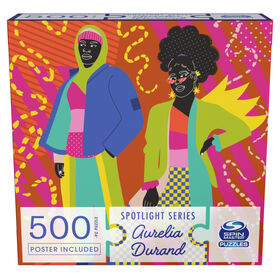 500-Piece Jigsaw Puzzle, Artist Spotlight Series Aurelia Durand, Together, by Spin Master Puzzles - English Edition