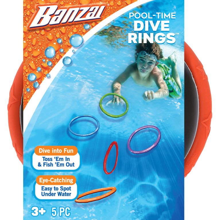 Pool-Time Dive Rings 5-Pack