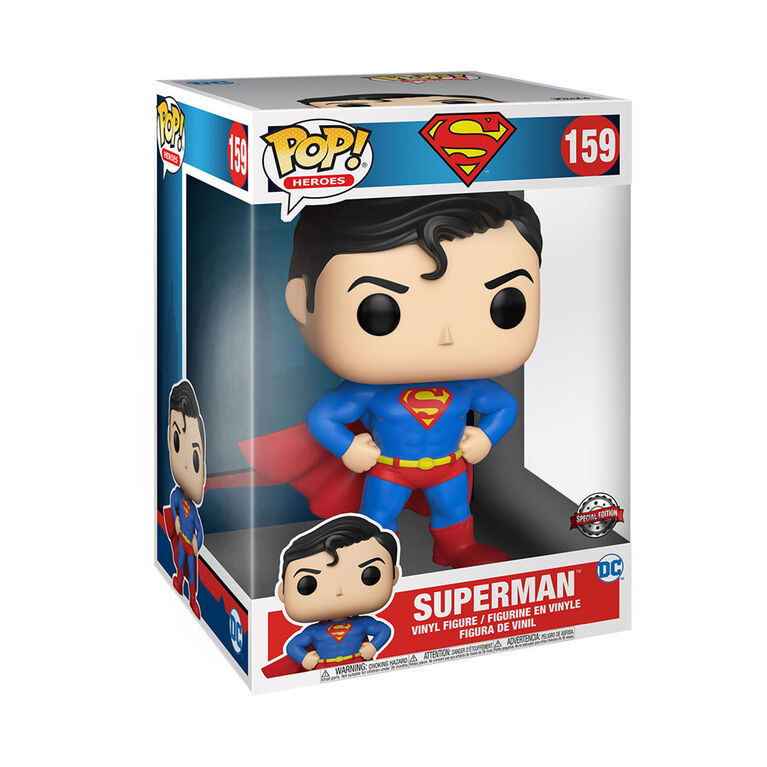 Funko POP! Jumbo DC Comics Superman W/Chase R Exclusive Toys R Us