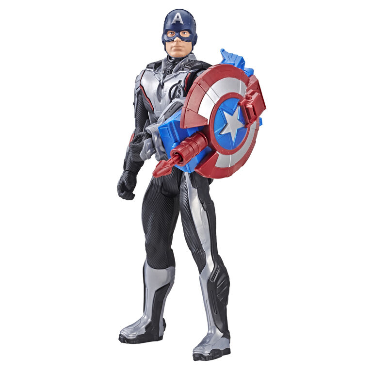 Marvel Avengers : Phase finale Titan Hero Power FX - Figurine Captain America.