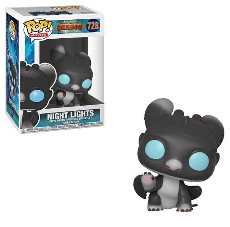 Funko POP! Movies: How To Train Your Dragon 3 - Night Lights (Blue Eyes) Vinyl Figure