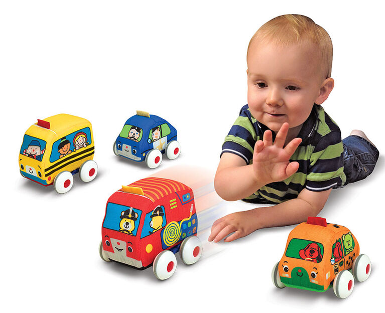 Melissa & Doug K's Kids PullBack Vehicle Set styles may vary