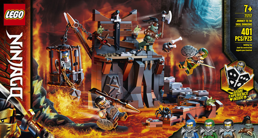LEGO Ninjago Journey to the Skull Dungeons 71717 English Edition