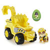 PAW Patrol, Dino Rescue Rubble's Deluxe Rev Up Vehicle with Mystery Dinosaur Figure