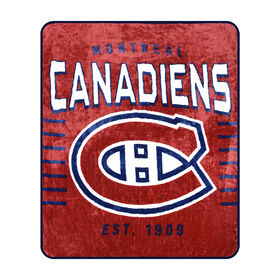 NHL Montreal Canadiens Plush Super Soft Blanket, 60" x 70"