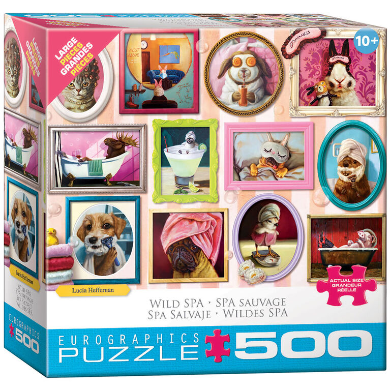 Eurographics Wild Spa By Heffernan 500 Pc Xl Puzzle