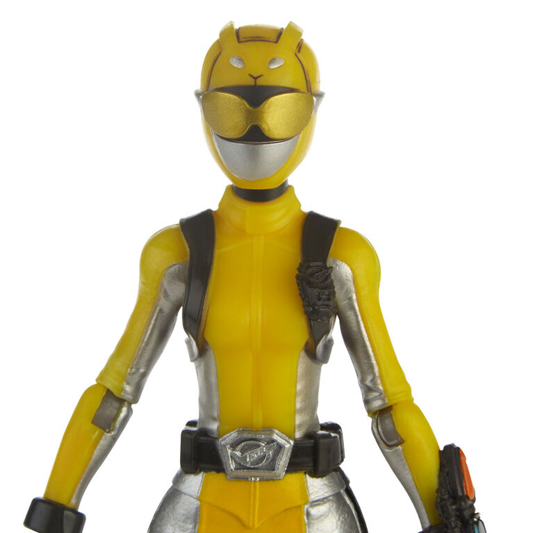 Power Rangers Beast Morphers - Figurine jouet de 15 cm Ranger jaune