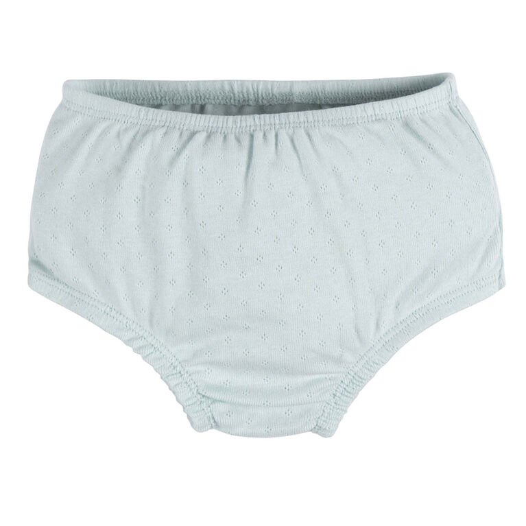Gerber Childrenswear - 2-Piece Dress + Diaper Set Aqua Blue