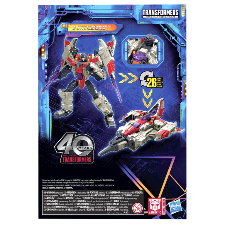 Transformers Legacy United Voyager Class Cybertron Universe Starscream Action Figure