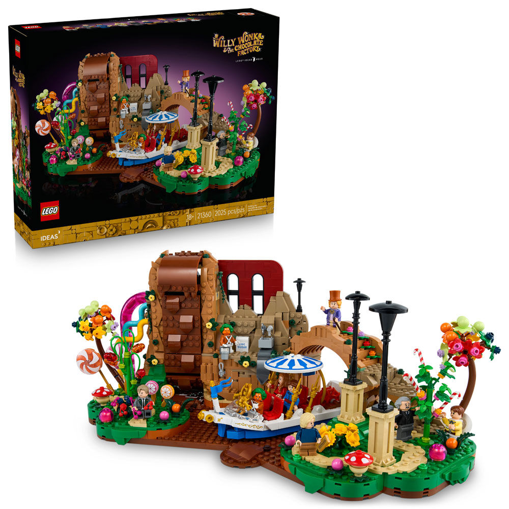LEGO Ideas Willy Wonka & the Chocolate Factory Building Set for Adults, Ages 18+ - 21360