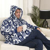 NHL Toronto Maple Leafs Oversized Wearable Sherpa Hooded Blanket, One Size Fits Most