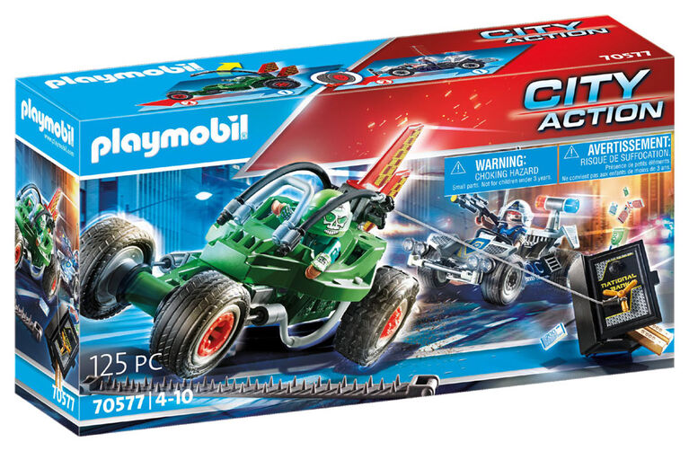 Playmobil - Karts de policier et bandit