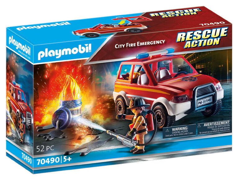 Urgent incendie de ville - Playmobil