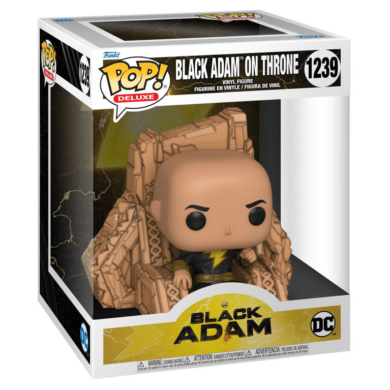 POP! Deluxe : Black Adam on Throne - Black Adam