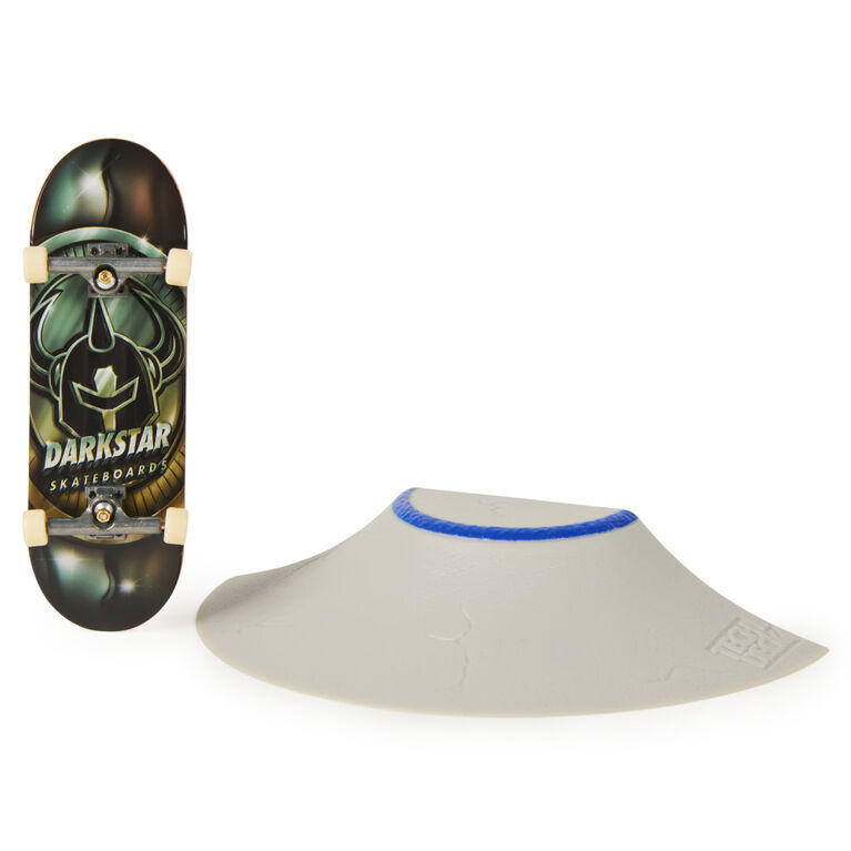 Tech Deck, Street Hits, Fingerboard Darkstar Skateboards avec rampe demi-cercle