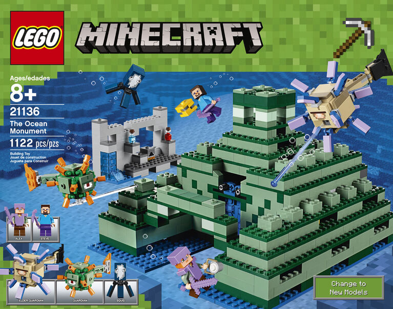Lego Minecraft The Ocean Monument Toys R Us Canada