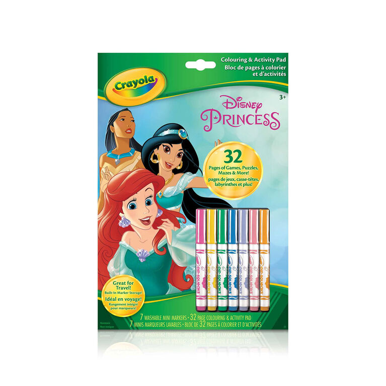 Crayola Colouring & Activity Book - Disney Princess