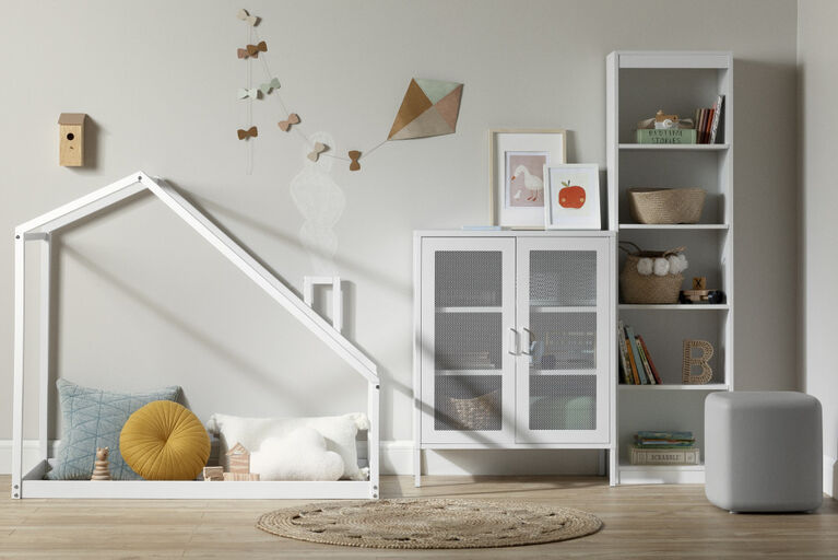 Ohana Toddler House Bed Playroom White