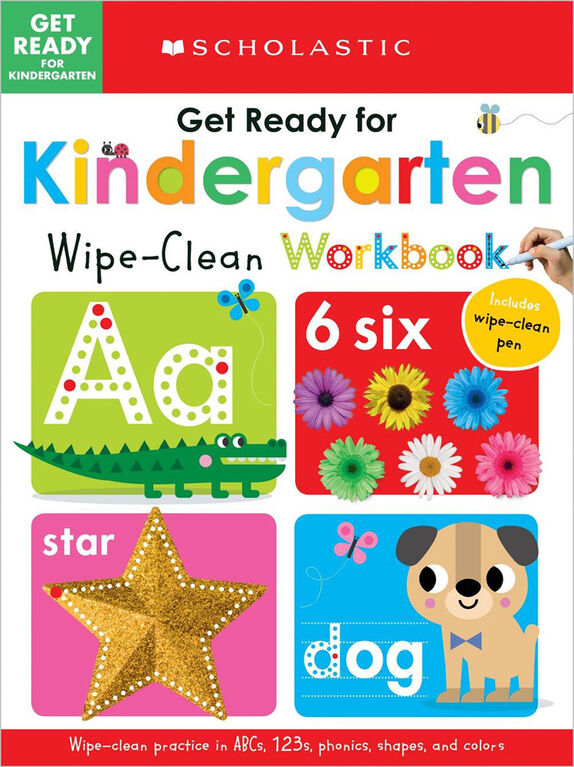 Scholastic - Scholastic Early Learners: Get Ready for Kindergarten Wipe-Clean Workbook - English Edition