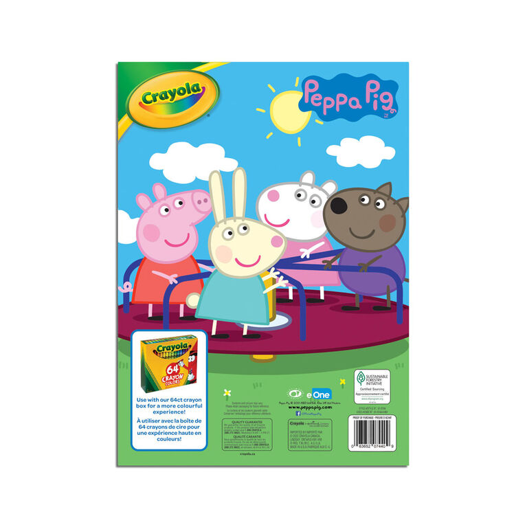 Cahier à colorier de 48 pages Peppa Pig