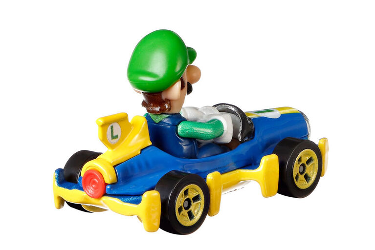 Hot Wheels Mario Kart Luigi Mach 8