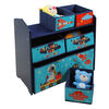 Outer Space Wood Storage with bins