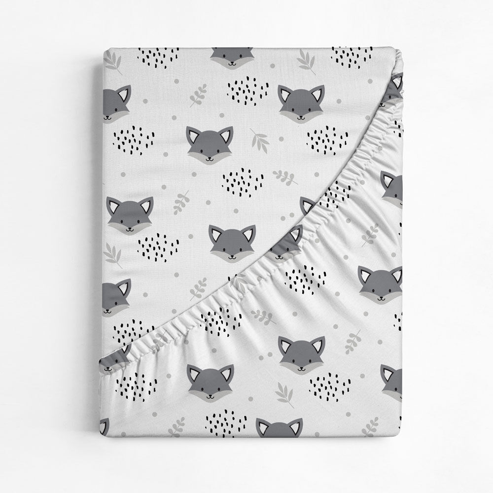 Koala Baby - 1 Piece Percale Sheet Adventure Fox