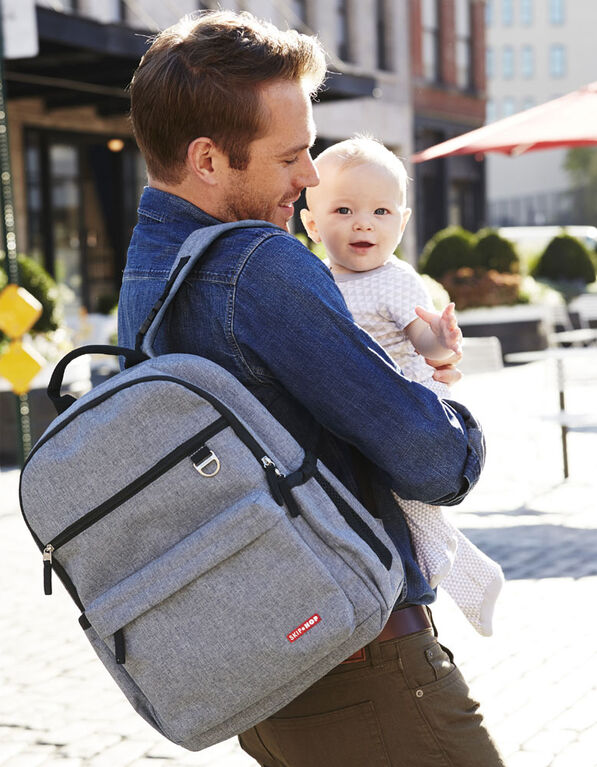 Skip Hop Sac A Dos A Langer Duo Gris Bruyere Babies R Us Canada
