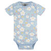 Gerber Childrenswear - 3-Pack Baby Flowers Short Sleeve Onesies Bodysuit