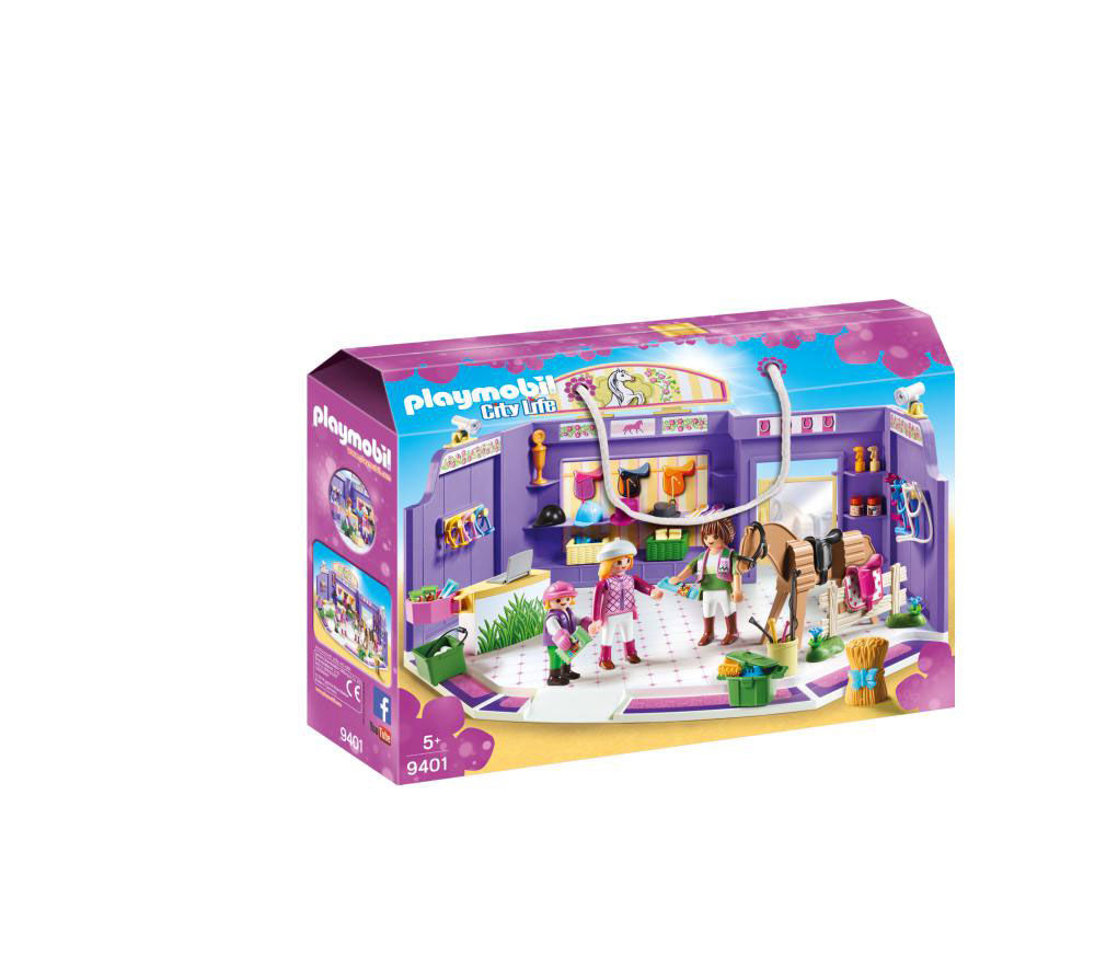Playmobil horse tack sales shop
