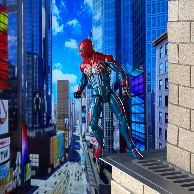 Marvel Spider-Man Legends Series, figurine Velocity Suit Spider-Man de 15 cm