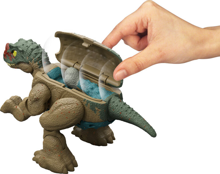 JURASSIC WORLD FIERCE CHANGERS DOUBLE DANGER Ceratosaurus & Ankylosaurus 'Bumpy'
