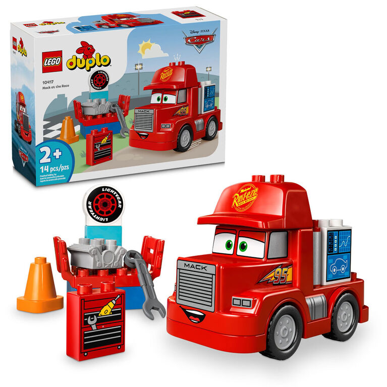 LEGO DUPLO Disney and Pixar's Cars Mack at the Race Toddler Toy 10417