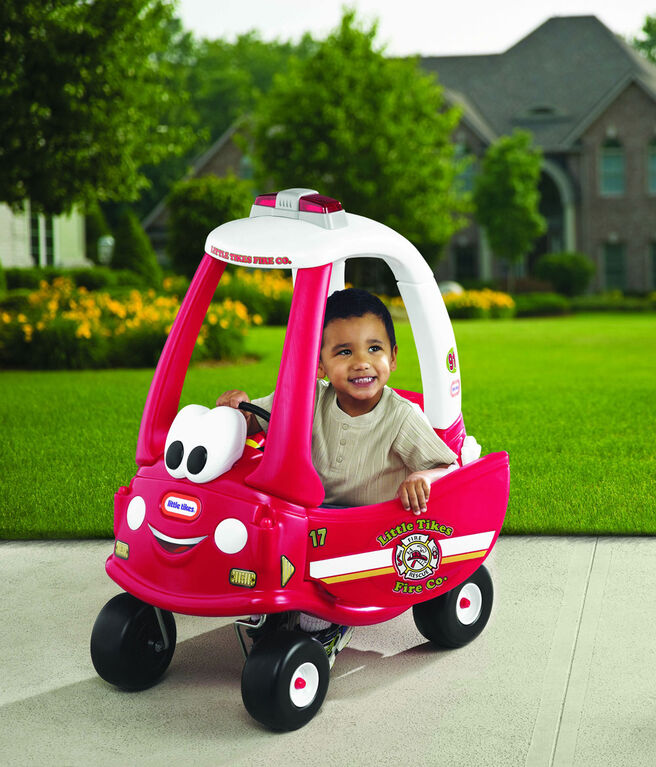 Little Tikes - Camion d'incendie Ride & Rescue Cozy Coupe - Notre exclusivité