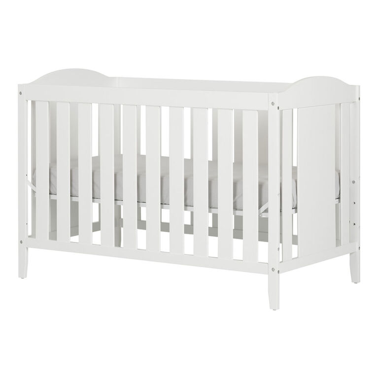 Angel 3 in 1 Convertible Crib Pure White