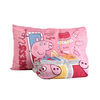 Ensemble de literie 2 Articles Peppa Pig pour Enfant, comprenant une Couette et une Taie d'Oreiller