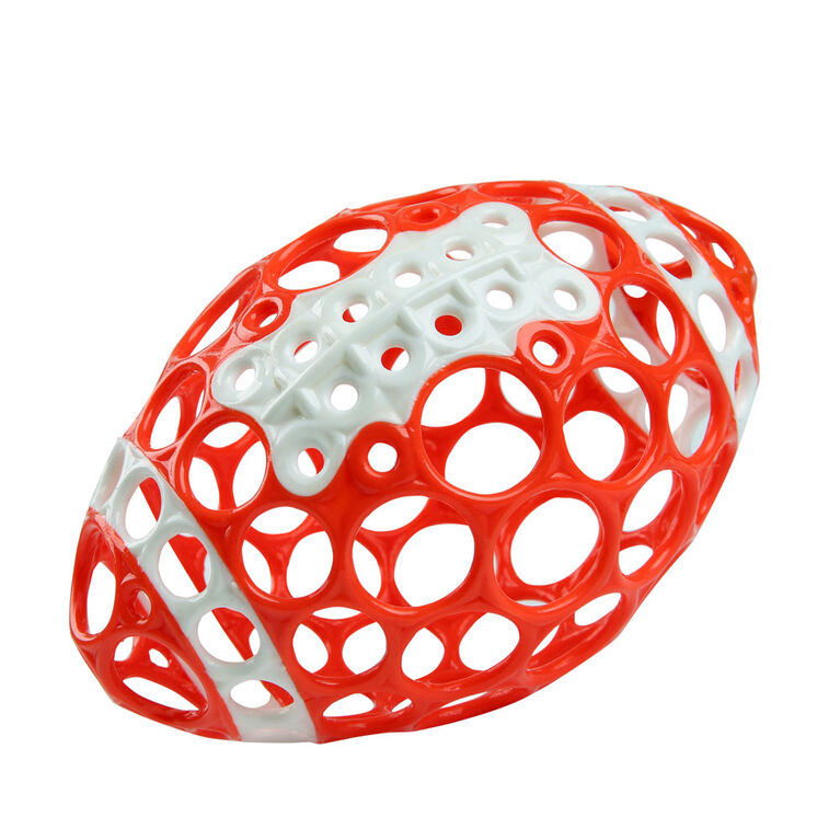 Grasp & Play Football Easy-Grasp Toy - Red/White