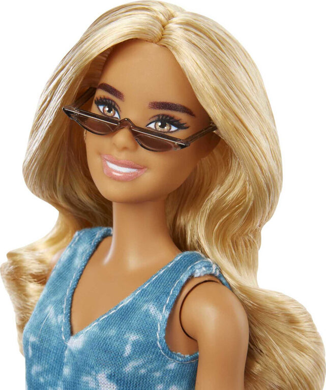 Barbie - Fashionistas - Poupée173, cheveux longs blonds, combishort