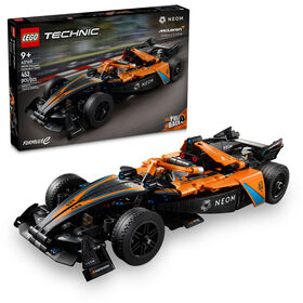 LEGO Technic NEOM McLaren Formula E Race Car Toy and Birthday Gift Idea 42169
