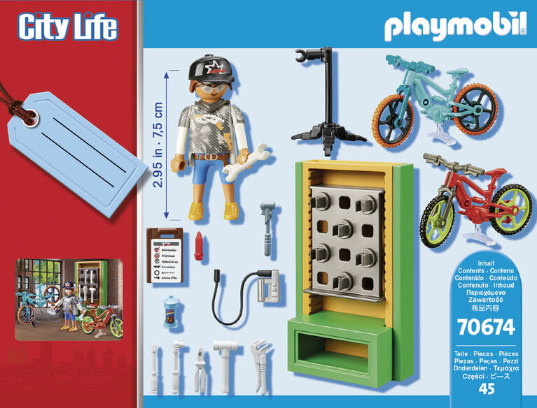 Playmobil - Bike Workshop Gift Set