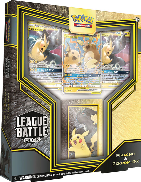 Pokemon Pikachu & Zekrom-Gx League Battle Deck