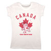 Canada Day Bear Short Sleeve Tee - Blanc